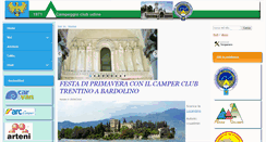 Desktop Screenshot of campeggioclubudine.it